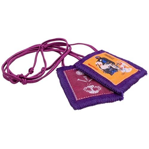 Small Purple Scapular with Five Knots | Wearable Divine Protection from Jesus and Mary | Powerful Catholic Devotional | Great Christian Gift | Purple Scapular of Benediction and Protection3
