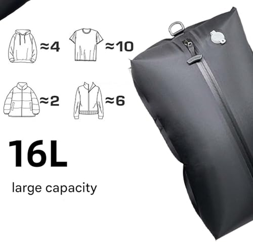 2packbag with Vacuum Suitcase Bag,Twopackbag - Pack More,Stress Less,Reusable Vacuum Luggage with Wireless Electric Pump (With Pump, 16L No window)4