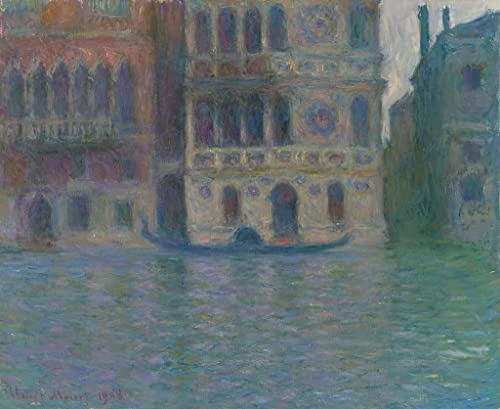 Toile Venise Palazzo Dario Claude Monet portrait d'art qualite premium pour decoration murale