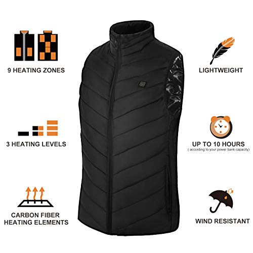 Tidyard Factory Direct Cross-Border Atacado Interface USB Colete de Aquecimento Inteligente para Hom