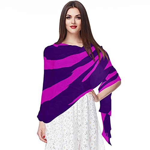 Foulard en mousseline de soie contre le vent frais accessoire tigre femme