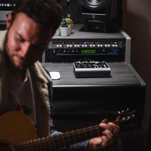 Image of Audient iD24 10-in /14-out USB-C Audio Interface with 3 Year Warranty 24-bit /96kHz Resolution, 2 Mic Preamps, Instrument Input, 16-channel ADAT I /O, DSP Mixer, and Dual Headphones Output - Mac /PC