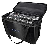 Rockville 5U Rack Bag Double-Sided Case with 12' Depth + Shoulder Strap (RRB50) Black