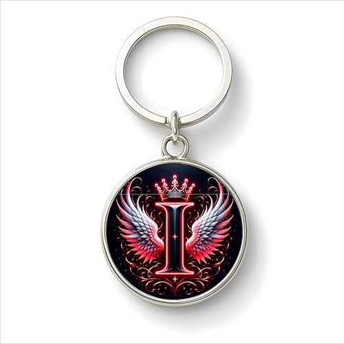 Image of magical gifts MG | Premium Alphabet & Initial Metal Keychain for Bags & Keys | Double-Sided | Personalized Initial Charm Keyring | Heavy-Duty Metal | Perfect for Gifting & Daily Use