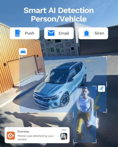 Image of 4K POE Security Camera System Outdoor, 8MP Smart Cameras System for Business Home, with AI Motion Detection, 12MP NVR with 2TB HDD for 24 /7 Recording