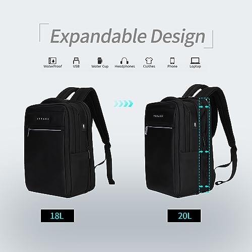 Verage 16 Inch Laptop Backpack Travel Anti Theft Durable Laptops Backpack with USB Charging Port,Water Resistant Business Bag for Women & Men3