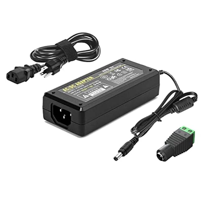 BTF-LIGHTING AC100-240V to DC5V8A Max40W Suit 7A 6A 5A 4A 3A 2A 1A Device Transformer Power Adapter Converter with 5.5x2.5mm DC Output Jack for WS2812B WS2811 WS2813 SK6812 etc LED Strip/String