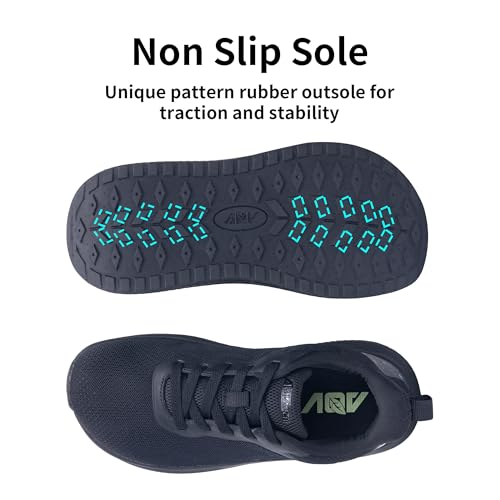 Image of Wide Toe Box Shoes Women Arch Support Walking Shoes for Plantar Fasciitis Wide Width Orthotic Tennis Sneakers