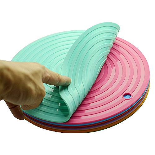 Set de table silicone lot de 4 | Lavable et antidérapant pour protéger votre table