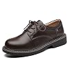 Women’s Classic Oxfords Lace Up Business Formal Dress Shoes Platform Oxford Shoes Slip Resistant Service Boots