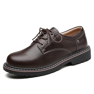 Women’s Classic Oxfords Lace Up Business Formal Dress Shoes Platform Oxford Shoes Slip Resistant Service Boots