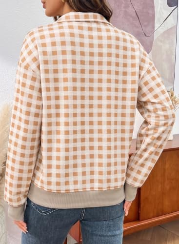 Sweatshirt for Women Half Zip Long Sleeve Casual Pullover Tops - image 2