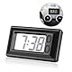 Mini Auto Uhr Digitaluhr, Digitaluhr Auto LCD Elektronische Uhr mit Datum Kalenderanzeige Selbstklebende Halterung, Fahrzeug Elektronische Clock, Für Auto Armaturenbrett,Schreibtisch,Tisch,Badezimmer