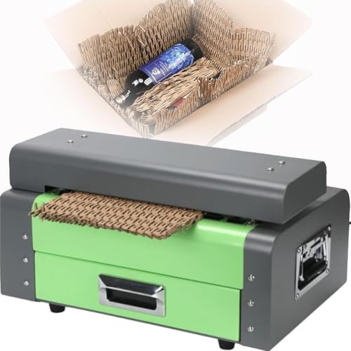 Commercial-Carton Cutting Machine, Corrugated Box Expansion Cutting Machine, Paper Honeycomb Packaging Padding Machine, Carton Shredder Machine, for Express Packaging,325mm