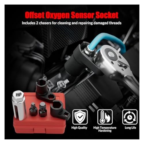 Kit de 5 Llaves para Sensor de Vacío y O2 Automotriz miniatura 2