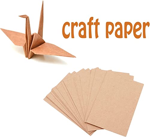 Image of Amazon Brand - Umi 200 GSM A4 Kraft /Craft Paper Sheets for DIY Craft Brown Color Photo Sheet - Pack of 20