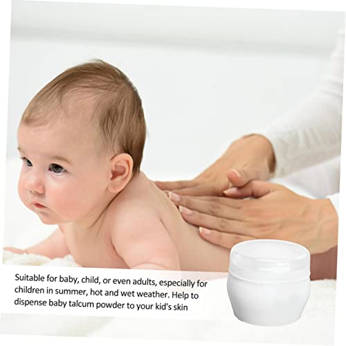 Totority 10 Conjuntos De Sopro De Pelúcia Para Bebê Sopro De Maquiagem Para Corpo Recipiente Transpa