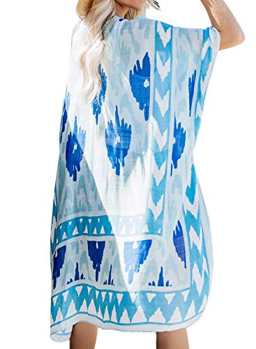 Image of Jayscreate Women's Breezy Summer Boho Kimonos Sheer Beach Cardigan Cover Up