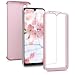 kwmobile Cover for Xiaomi Mi A3 / CC9e - Shockproof Protective Full Body Case with Screen Protector - Metallic Rose Gold