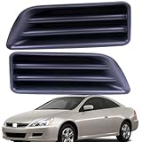 Tiny Force New Pair of Fog Light Lamp Bumper Covers RH LH Compatible with Honda Accord 2006-2007 Replaces ‎HO1038107 71103SDAA00 HO1039107 71108SDAA00