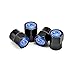 EVPRO Tire Valve Stem Caps 4 Pack Black fit for Subaru Accessories