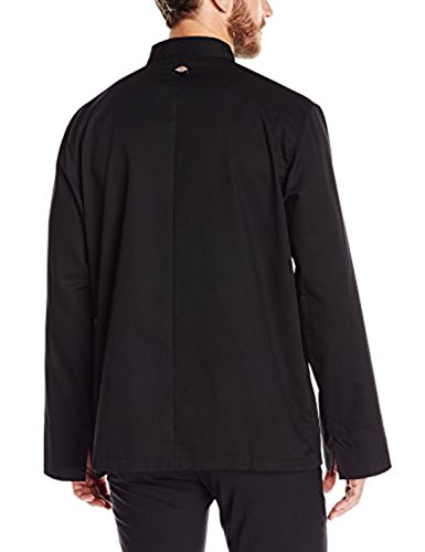 Dickies Chef Classic 10 Button Coat, Black, Small #TOP1
