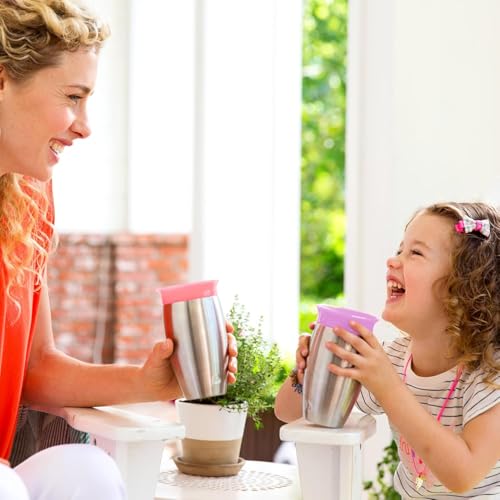 Image of Munchkin Miracle Stainless Steel 360 Sippy Cup (Pink /Purple)