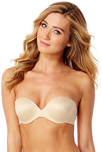 Image of Maidenform Women's Strapless Bra, Custom Lift Underwire Bras for Women, Convertible Straps, Supportive