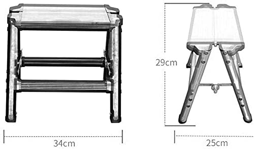 Taburete con escalera plegable para solucionar la falta de espacio en casa 4