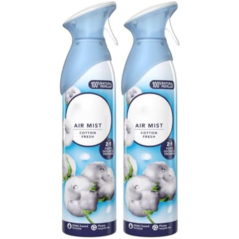 Febreze Air Mist Cotton Fresh Spray - 2 Pack Cover