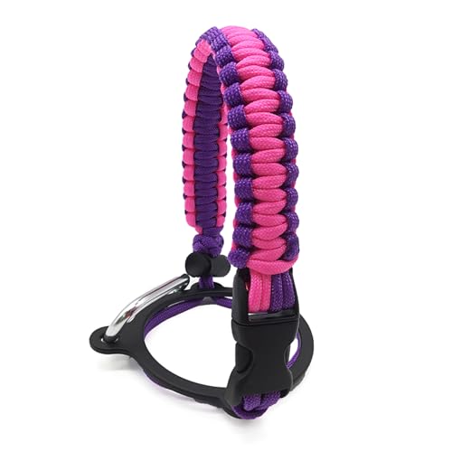 Xinsheinelry Paracord Handle Carabiner Water Bottle Handle Strap for Outdoor Water Bottle Strap Paracord Handle with Cord