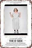The B-Side: Elsa Dorfman's Portrait Photography Metal Vintage Tin Sign Movie Poster Bar Restaurant Wall Decoration Vintage Inspired Metal Sign 12x8 Inch