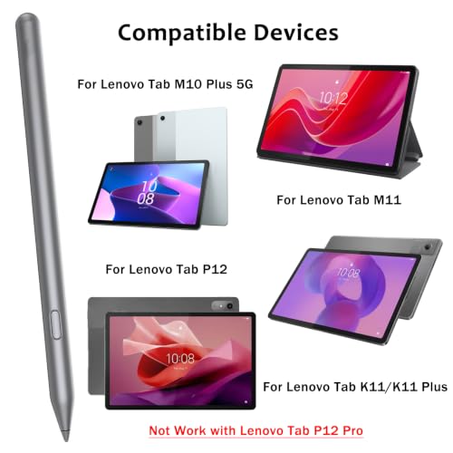 Image of Tab Pen Plus for Lenovo Tab Pen Plus AP501U,AP500U Compatible with Lenovo Tab Plus,Stylus for Lenovo Tab P12 /M11 /M10 Plus 5G /K11 /K11 Plus /Y700 Support LPP 2.0 Protocols