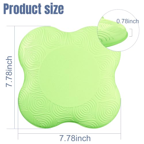 Image of Yoga Knee Pads 2 Pack, Foam Kneeling Cushions - Non-Slip Pilates Knee Pad Cushion & Wrist Support - Portable Workout Knee Pads for Meditation, Kneeling, Balance, Floor, Pilates,Yoga