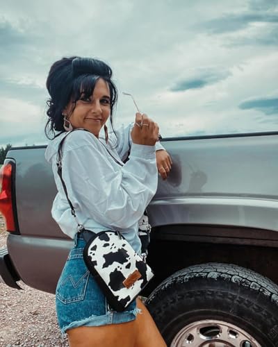 Montana West Wrangler Cow Print Crossbody Bags for Women & Medium Backpack Purse for Women3