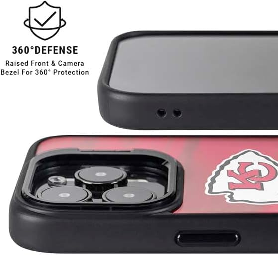 Skinit Kickstand Phone Case Compatible with iPhone 14 Pro Max - Officially Licensed NFL Kansas City Chiefs Design