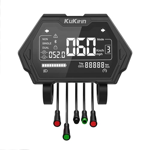 Compteur de vitesse 7 broches Kukirin G2 Master : Écran LCD haute précision Version B