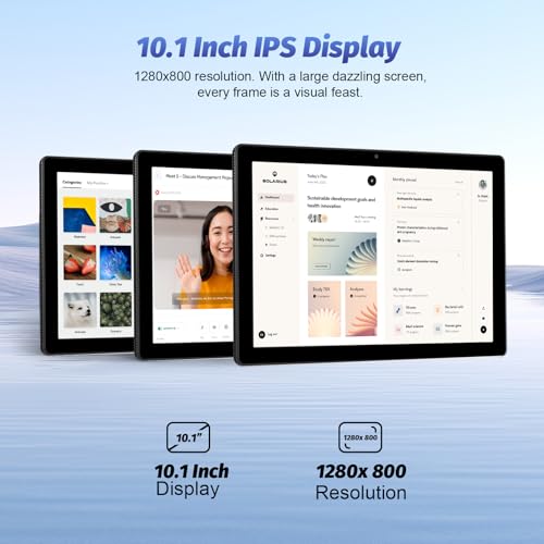 ZANDIZ 10.1 Inch Tablet Android 14 Octa Core Processor Tablet, 8GB RAM 64GB ROM (TF 1TB), 5+8MP Dual Camera (Black) - Image 6