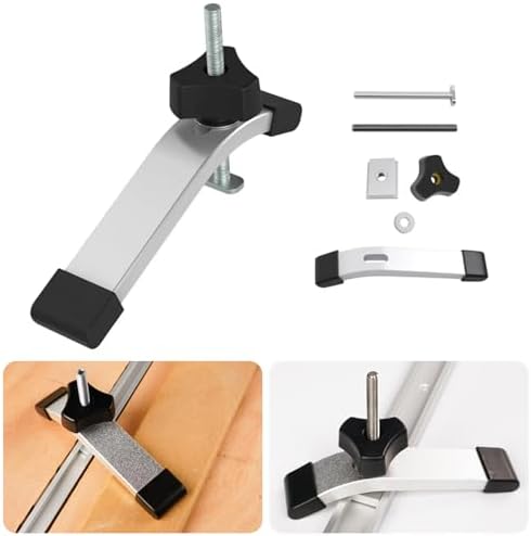 LONGHAO T-Nut Schienenklemm Set M8 - 2-tlg. Für Holzbearbeitung & CNC