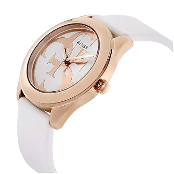 Guess damer analog klocka G-Twist med silikonband