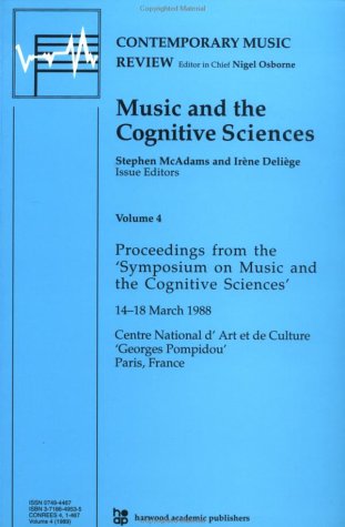 Amazon.com: Music and the Cognitive Sciences: 004 (Contemporary Music ...
