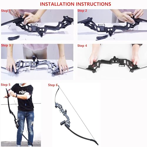 PROFFIX 51" 40Lbs Takedown Archery Bow and Arrow Set - Image 6