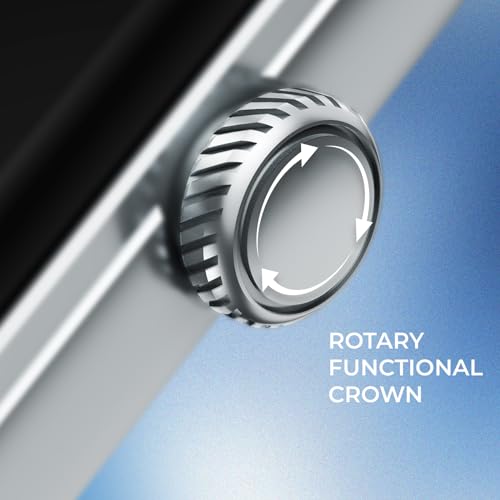 Image of beatXP Nexus 1.78 Super AMOLED Display Bluetooth Calling Smart Watch, Metal Body, Rotary Crown, 368 * 448px, 1000 Nits, 60Hz Refresh Rate, 100+ Sports Modes, 24 /7 Health Tracking, IP68 (Ice Silver)