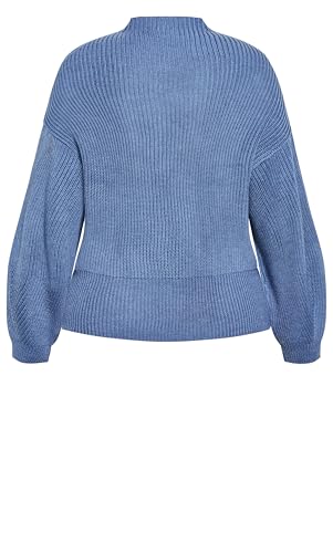 Image of City Chic Women's Plus Size Sweater - Angel Sleeve