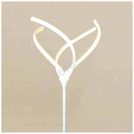 DonRegaloWeb - Lampada da Terra a LED, in Metallo, Bianca, 170 x 35 cm - Image 3