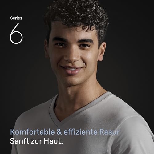 Braun Rasierer Herren Elektrisch Series 6, 62-S7650cc, Silber – Ansicht 2