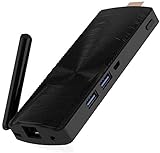 Azulle Access3 Fanless Mini PC Stick 4GB/32GB - Business & Home WiFi & Ethernet Connection, Portable...