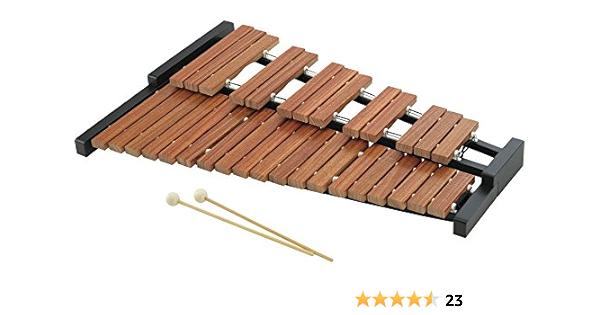 サントスピンク ゼンオン シロフォン 32音 F45~C76 バチ付き ZX-32BK 日本製