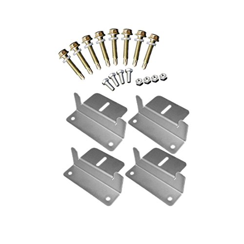 Giosolar 100Watt Poly Photovoltaic Solar Panel Solar Module for Home 12V Battery Charge (Bracket)