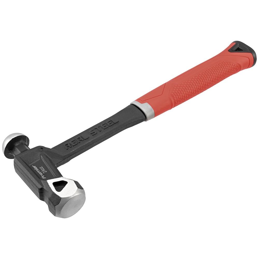 Sealey 24oz One-Piece Ball Pein Hammer With Textured Rubber Grip 0.68kg BPHX24